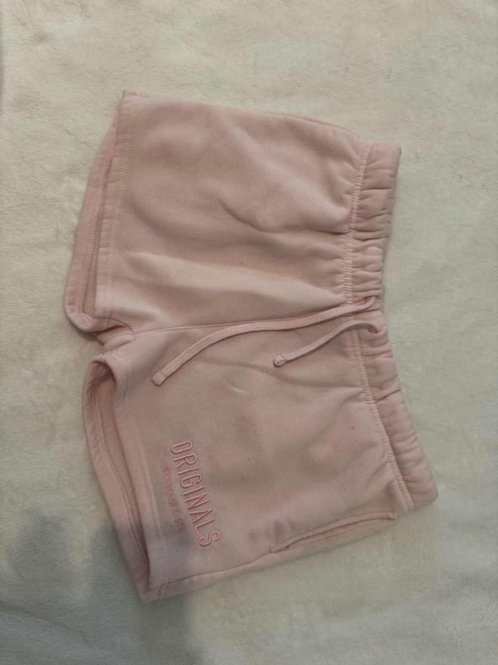 Brooklyn Cloth Pale Pink Athletic Lounge Shorts